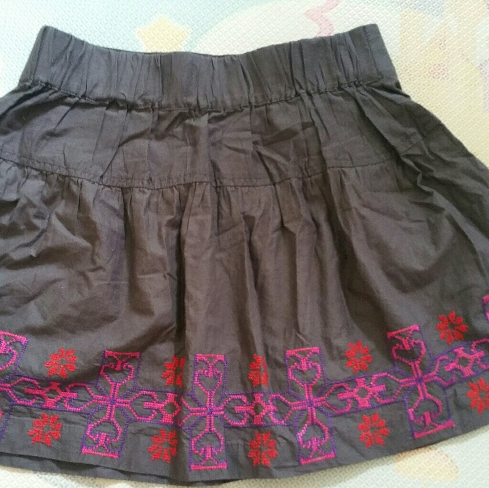 NWT) American Eagle embroidered skirt XS